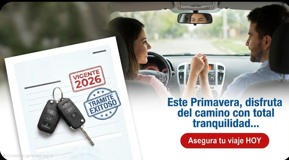Mujer conduciendo feliz tras trámite vehicular